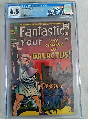 Buy Fantastic Four # 48  Cgc 6.5  Key 1st Silver Surfer & Galactus  Pence  1966 • 2,239.95£