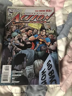 Buy Action Comics #3 Dc Comics New 52 Superman January 2012 Nm (9.4) • 2.99£