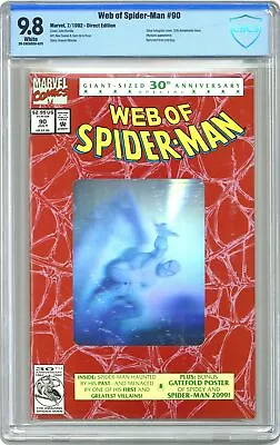 Buy Web Of Spider-Man #90D CBCS 9.8 1992 20-28C6DD0-025 • 67.75£