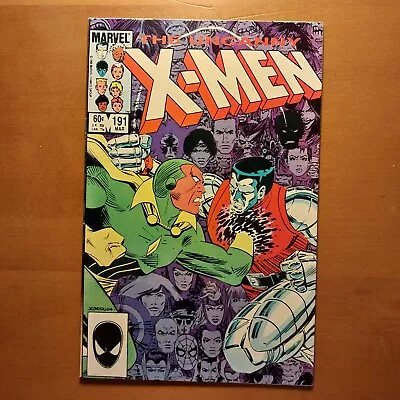 Buy UNCANNY X-MEN #191 1s Appearance Of NIMROD Marvel Comics 1985 VF • 7.11£