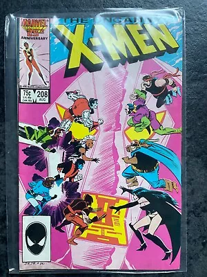 Buy The Uncanny X-Men #208 Marvel (Good Condition)1986 • 4£