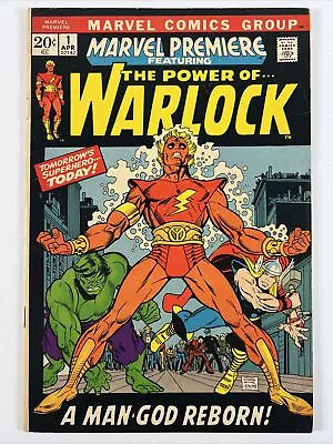Buy Marvel Premiere #1 (1972) Warlock ~ Marvel Comics • 22.13£