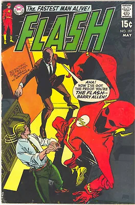 Buy Dc Comics Flash - 197-  May 1970 - Rare Bronze Age Issue - Barry Allen • 35£