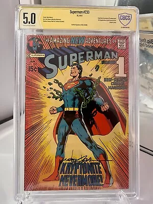 Buy Superman #233 CBCS Signature Edition. Neil Adams • 239.85£