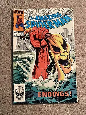 Buy The Amazing Spider-Man #251 Marvel Comics 1983 Endings! Bronze Age • 7.88£