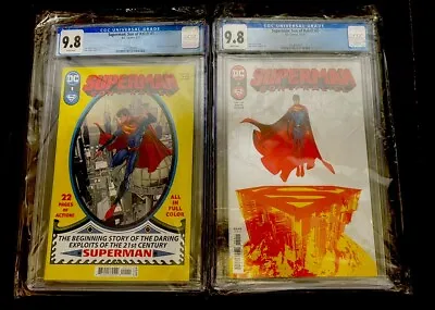 Buy Superman Son Of Kal-El 1A - 2A CGC 9.8 2021 Historic Series * Both Slabs 🇺🇸 • 67.36£
