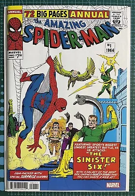 Buy AMAZING SPIDER-MAN ANNUAL #1 FACSIMILE VAR  NM 2022 Ditko Ultimate Spider Man 1 • 9.99£