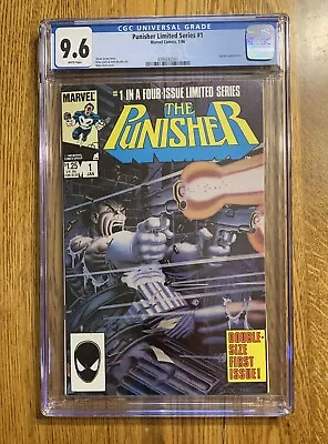 Buy Punisher Limited Series 1 (1986) GRADED CGC 9.6 WHITE PGs 1st Solo! Marvel Comic • 180.56£