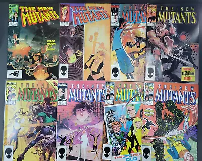 Buy (8) The New Mutants #22 23 27 29 30 31 32 33 Marvel Comics Lot 1984 1985 • 18.14£