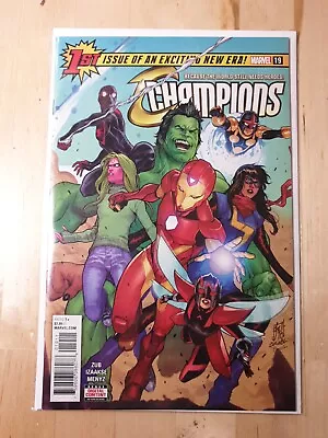 Buy Marvel Comics Champions #19 2018 1st Appearance Of Snowguard NM • 9.99£