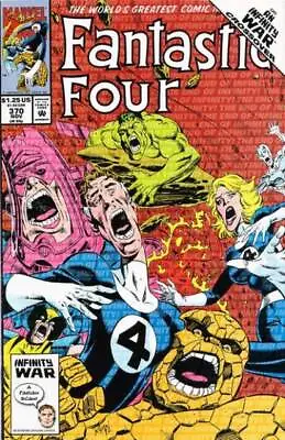 Buy Fantastic Four (1961) # 370 (8.0-VF) Infinity War, X-Men, Avengers 1992 • 5.85£