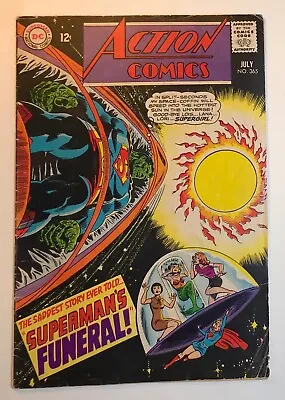 Buy Action Comics #365 Superman DC Silver Age Neal Adams Cover G/vg • 11.07£