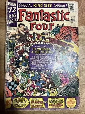 Buy Fantastic Four #3 1965 Special King Size Annual • 85£
