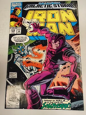 Buy IRON MAN #278 (1992) Shatterax, Operation Galactic Storm, Captain America • 2£
