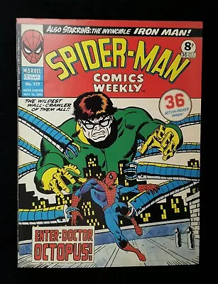 Buy Spider-man Comics Weekly No. 117 1975 - - Classic Marvel Comics + THOR IRONMAN • 12.99£
