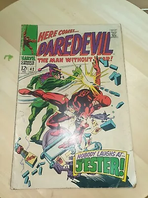 Buy Marvel DAREDEVIL #42 (1968) - Complete- 1st Appearance Of The  JESTER • 24.88£