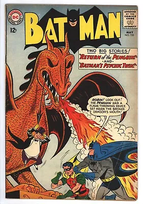 Buy * BATMAN #155 (1963) 1st Silver Age Penguin Cover & Appearance! Fine- 5.5 * • 513.86£