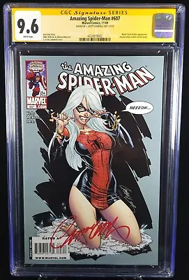 Buy Amazing Spider-Man #607 CGC SS 9.6 WHITE Comic Book Signed By J.SCOTT CAMPBELL • 273.55£