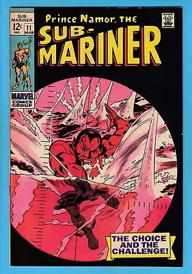 Buy Sub-mariner # 11 Vfn- (7.5)  Higher Grade Us Cents Marvel - 1969 • 4.20£