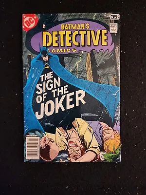 Buy Detective Comics #476 (DC Comics 1978) F/VF Sign Of The Joker • 40.16£