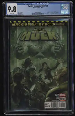 Buy Totally Awesome Hulk #22 CGC 9.8 W Pgs 1st Full Appearance Weapon H  Marvel • 79.67£
