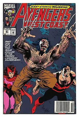 Buy Avengers West Coast #87 (Vol 2) : NM- :  Peace Dividend  : Wolverine • 1.95£
