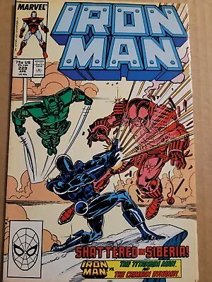 Buy MARVEL COMICS Iron Man# 229 Shattered In Siberia, Published In 1988. • 4.59£