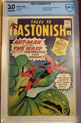 Buy ~TALES TO ASTONISH #44~ (1963) ~ANT-MAN~ 1st App. & Origin Of WASP~ ~CBCS 3.0~ • 482.56£