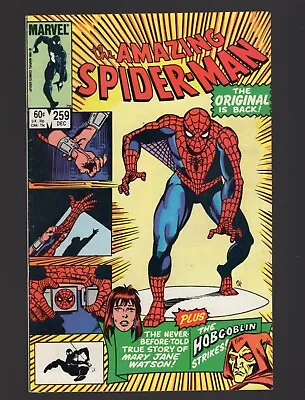 Buy Amazing Spider-Man #259 (1984) Origin Of Mary Jane Watson Marvel Comics VF • 19.77£