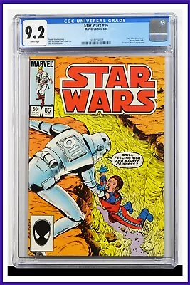 Buy Star Wars #86 CGC Graded 9.2 Marvel August 1984 White Pages Comic Book. • 91.15£