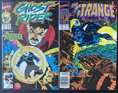 Buy Ghost Rider #12 + Doctor Strange #28 Newsstand! Strange Tales Complete Arc! VF • 3.93£