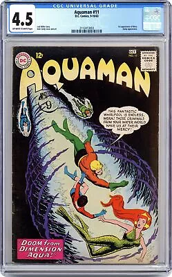 Buy Aquaman #11 CGC 4.5 1963 2112413003 1st App. Mera • 297.88£