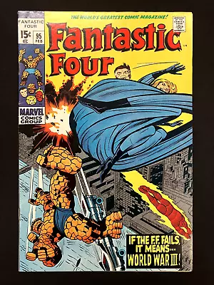 Buy Fantastic Four #95 (1st Series) Marvel Feb 1970 1st Appear Of Monocle • 24.13£