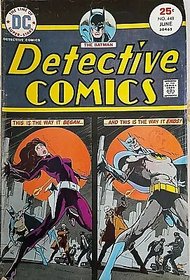 Buy DC Detective Comic Batman Issue 448 June 1975 US Import Len Wein Chua Giordano • 7.50£