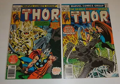 Buy Thor #263,265  Walt Simonson  9.0 1977  Cool Covers • 20.22£
