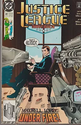 Buy Dc Comics Justice League America #41 (1990) 1st Print F • 2£