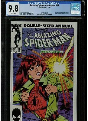 Buy Amazing Spider-man Annual 19 Cgc 9.8 White Pages 1st Appearance Alistaire Smythe • 236.48£