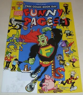 Buy Funny Pages Free Comic Book Day Treasury British Comics Frankie Stein Kid Kong • 3.99£