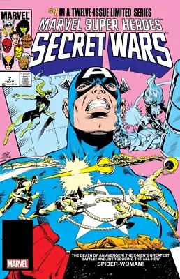 Buy Marvel Super Heroes Secret Wars #7 Facsimile Edition - Presale 7/3/24 • 3.38£