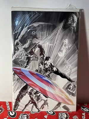 Buy Captain America #600 2009 NM Signed Alex Ross Dynamic Forces CoA 523/999 • 39.79£