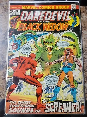Buy Daredevil #101 (1973) Black Widow, 1st App Angar The Screamer Marvel Comics VG-F • 15.04£