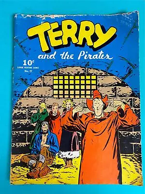 Buy TERRY And The PIRATES # 27 ~ LARGE FEATURE COMIC ~ 1941 ~ GOLDEN AGE Dell RARE • 142.25£