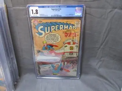 Buy CGC 1.8 DC Superman 123 1958 Supergirl Tryout • 119.92£