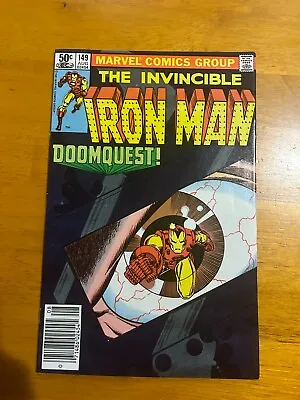 Buy Iron Man 149 6.0 Newsstand Marvel 1981 Doomquest Drdoom Gh • 6.32£