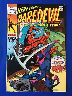 Buy Daredevil #59 VFN- (7.5) MARVEL ( Vol 1 1969) 1st App Crime Wave & Torpedo (2) • 25£