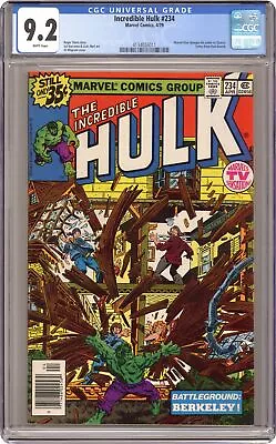 Buy Incredible Hulk #234 CGC 9.2 1979 4134026011 • 92.49£