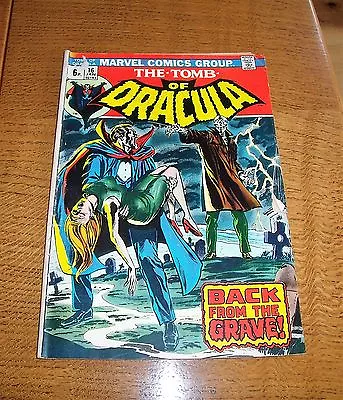 Buy TOMB OF DRACULA - Vol 1, # 16 (1972 Series) ISSUED JANUARY 1974 • 10£
