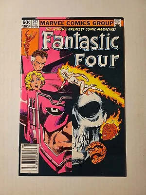 Buy Fantastic Four #257 Vf Newsstand Galactus Cover Frankie Raye 1983 Marvel Comic • 20.05£