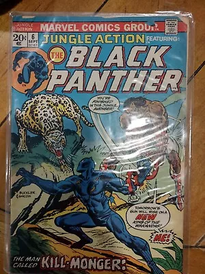 Buy Jungle Action #6 (1973) Vol 2 - 1st App Of Erik Killmonger- Black Panther's Rage • 74.90£