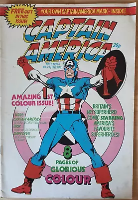 Buy Captain America #37 Marvel Comics UK 1981 Dazzler, Thor, Iron Man • 4£